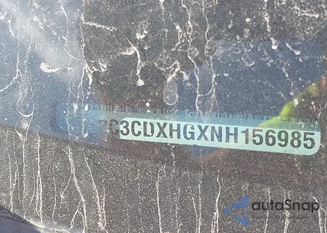 2022 Dodge Charger Gt Rwd из США, поврежденный, VIN 2C3CDXHGXNH156985